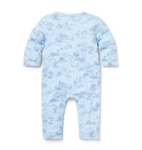 Baby Farm Animal Toile Wrap One-Piece