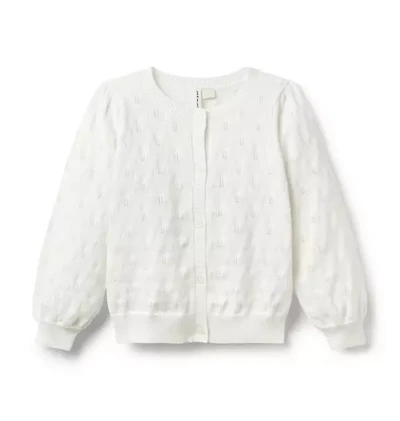 The Pointelle Cardigan