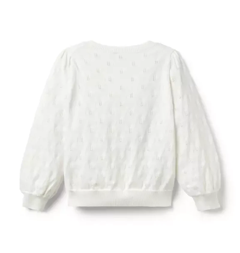 The Pointelle Cardigan