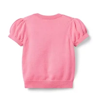 Floral Applique Sweater Top