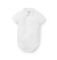 Baby Bunny Pique Polo Bodysuit