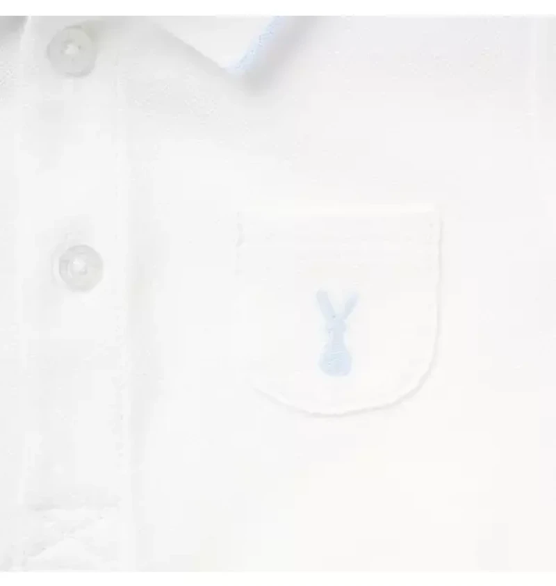 Baby Bunny Pique Polo Bodysuit