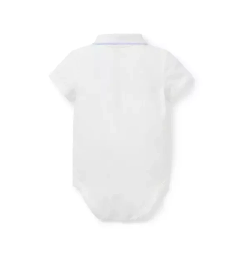 Baby Bunny Pique Polo Bodysuit
