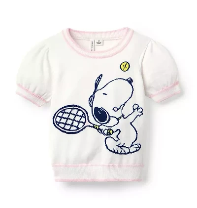 PEANUTS™ Snoopy Tennis Sweater Top