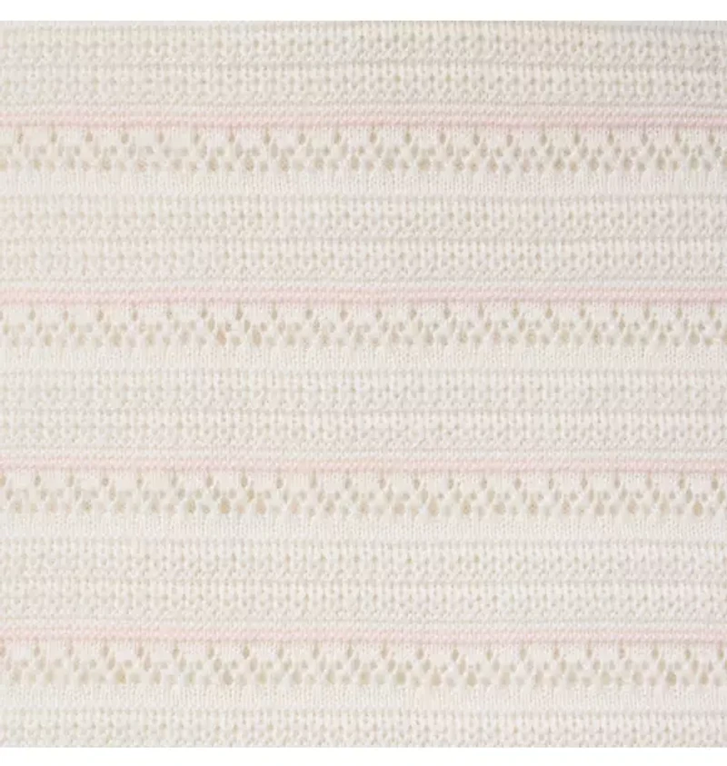 Striped Ruffle Sweater Dress