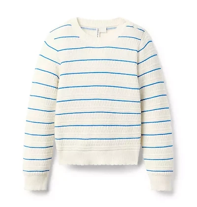 Textured Striped Sweater