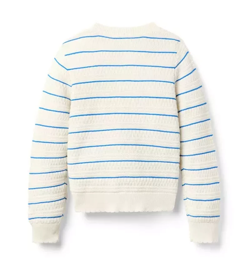 Textured Striped Sweater