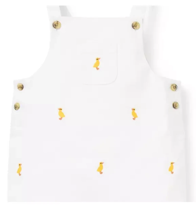 Baby Embroidered Duck Overall