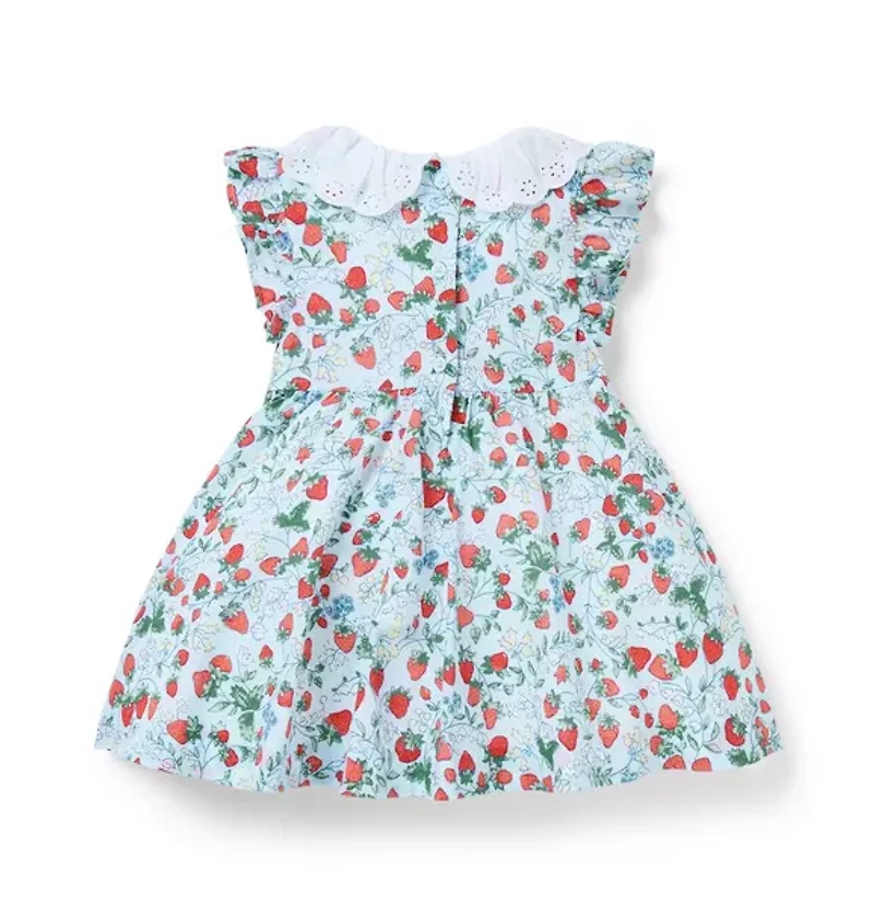 Baby Strawberry Floral Dress