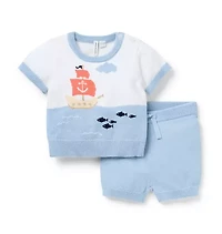 Baby Pirate Ship Matching Set