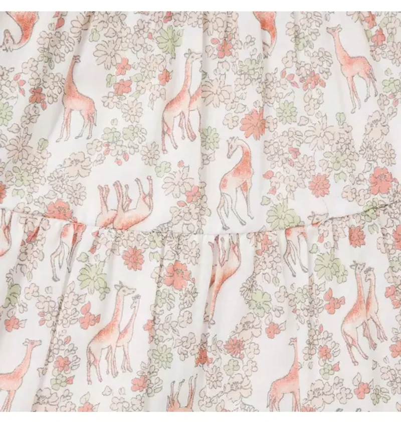 Baby Giraffe Ditsy Floral Dress