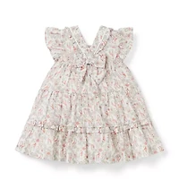Baby Giraffe Ditsy Floral Dress