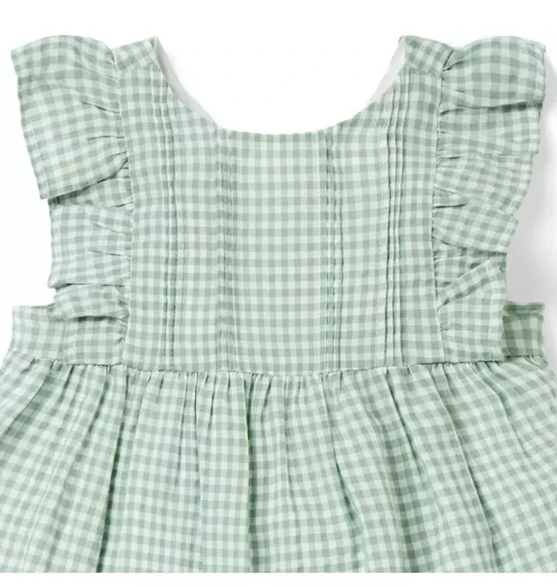 Baby Gingham Ruffle Romper