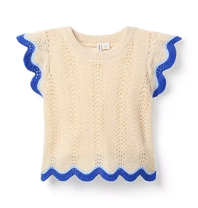 The Crochet Scalloped Top