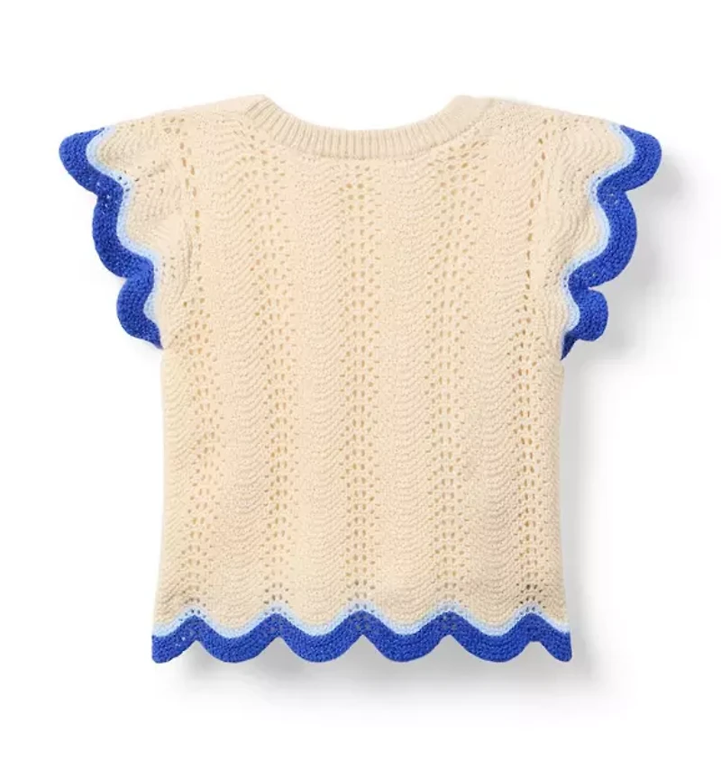 The Crochet Scalloped Top