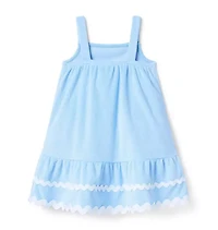 Terry Ric Rac Trim Dress