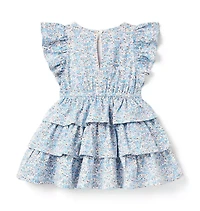 Ditsy Floral Tiered Ruffle Dress