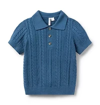 The Cable Knit Polo