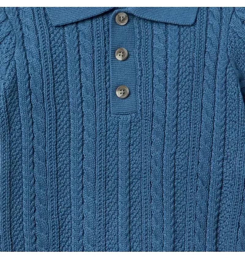 The Cable Knit Polo