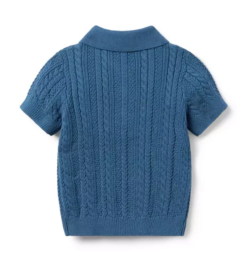 The Cable Knit Polo