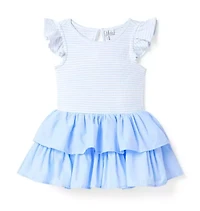 Striped Tiered Dress