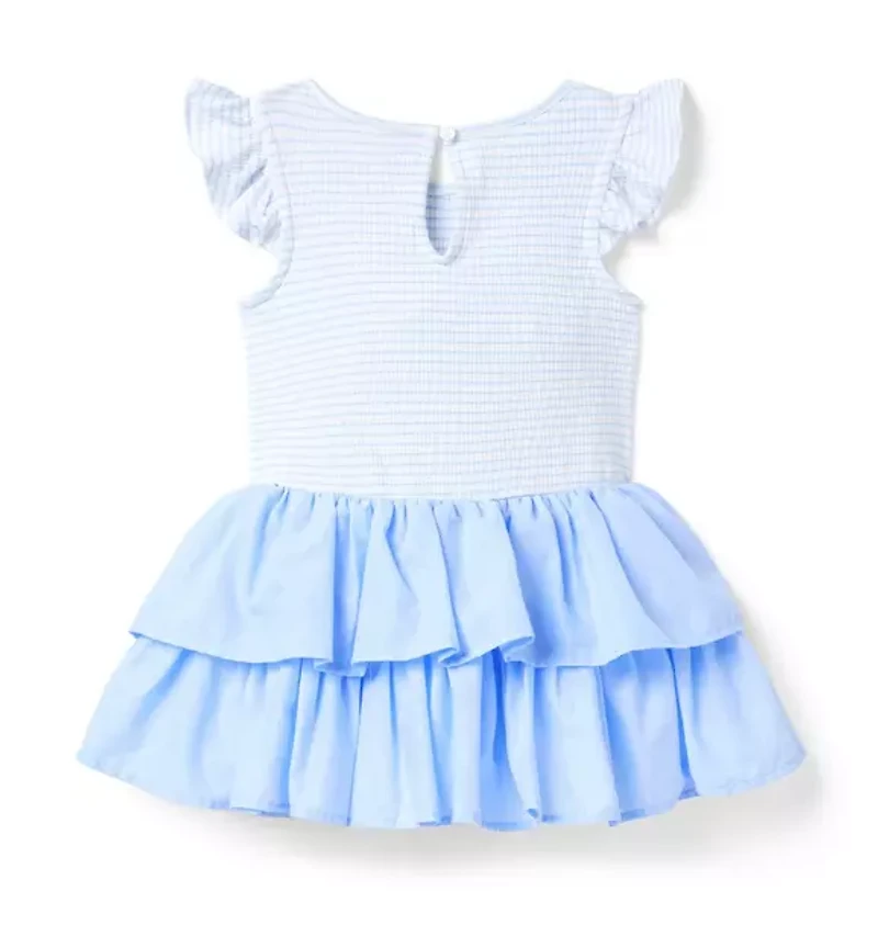 Striped Tiered Dress