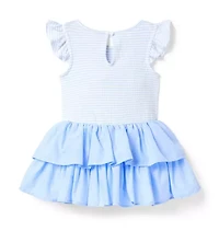 Striped Tiered Dress