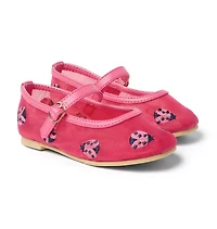 Ladybug Mesh Ballet Flat