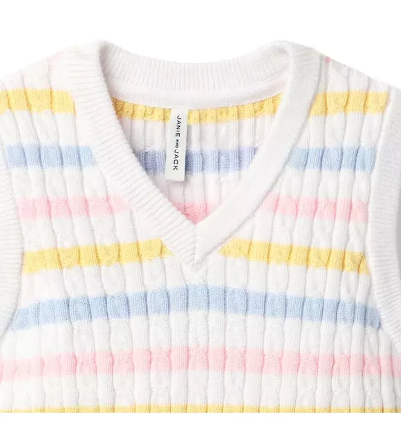 Striped Sweater Vest