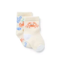 Baby Sea Friends Sock 2-Pack