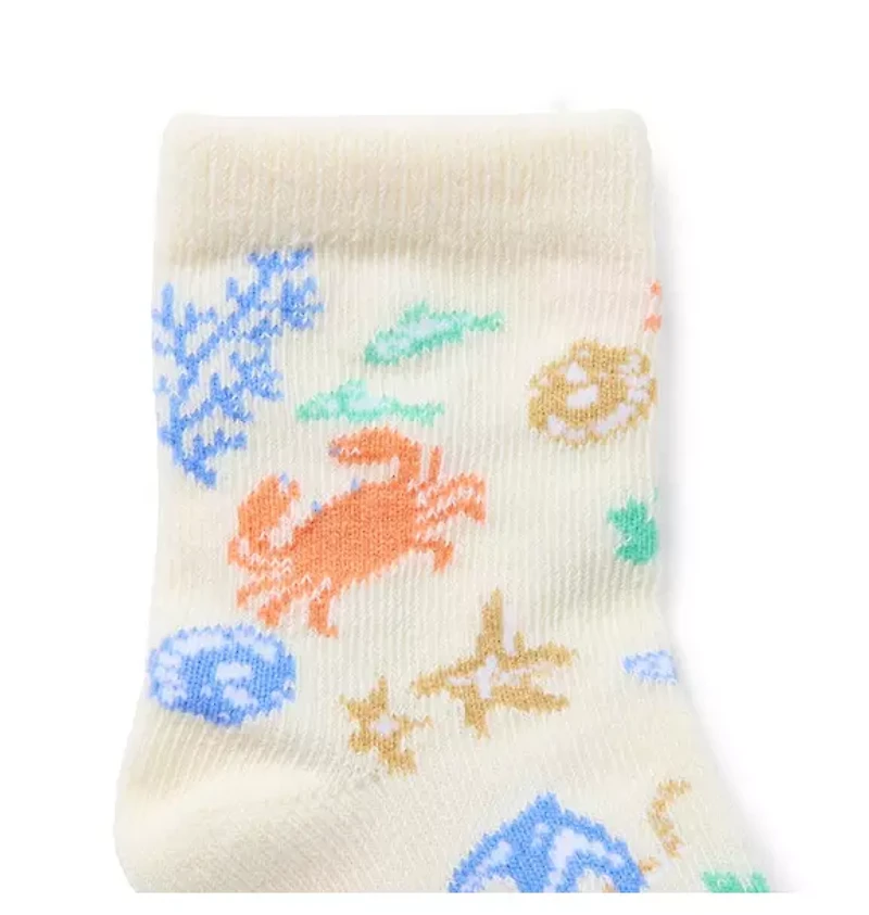 Baby Sea Friends Sock 2-Pack