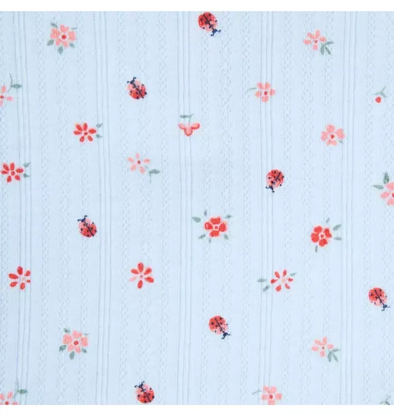 Baby Ladybug Pointelle Matching Set