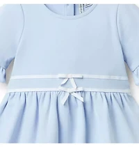 Ruffle Cuff Ponte Dress