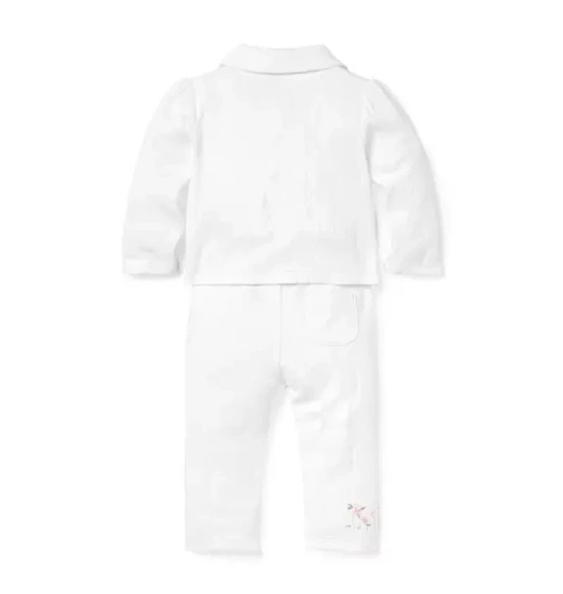 Baby Embroidered Floral 3-Piece Set