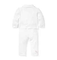 Baby Embroidered Floral 3-Piece Set