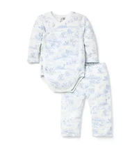 Baby Farm Animal Toile Wrap Matching Set