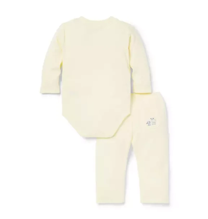 Baby Farm Friends Wrap Matching Set