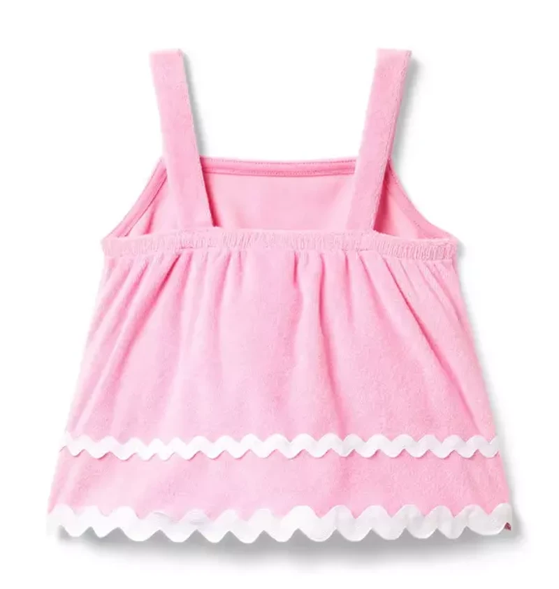 Terry Ric Rac Trim Top