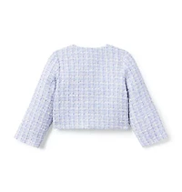 Tweed Puff Sleeve Jacket