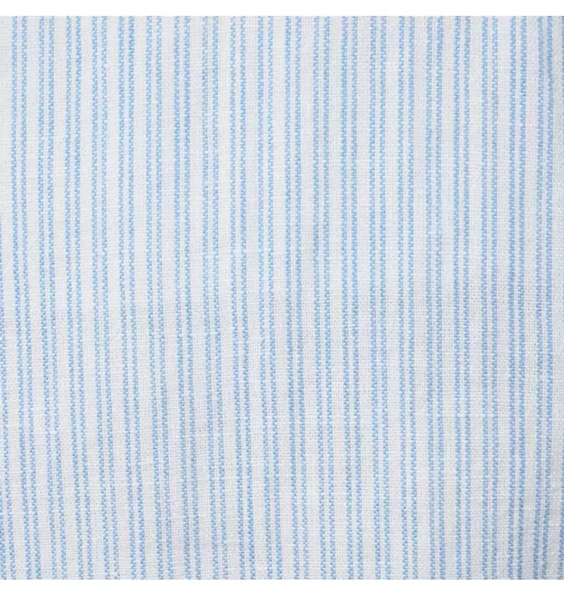 Striped Linen-Cotton Pull-On Short