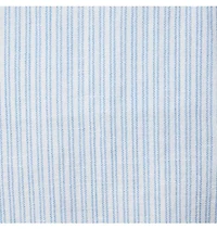 Striped Linen-Cotton Pull-On Short