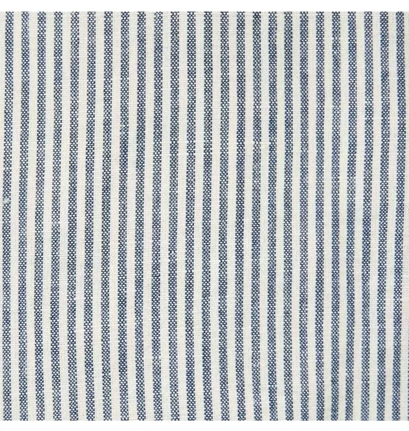 Striped Linen-Cotton Pull-On Short