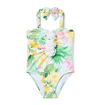 Recycled Tropical Floral Swimsuit