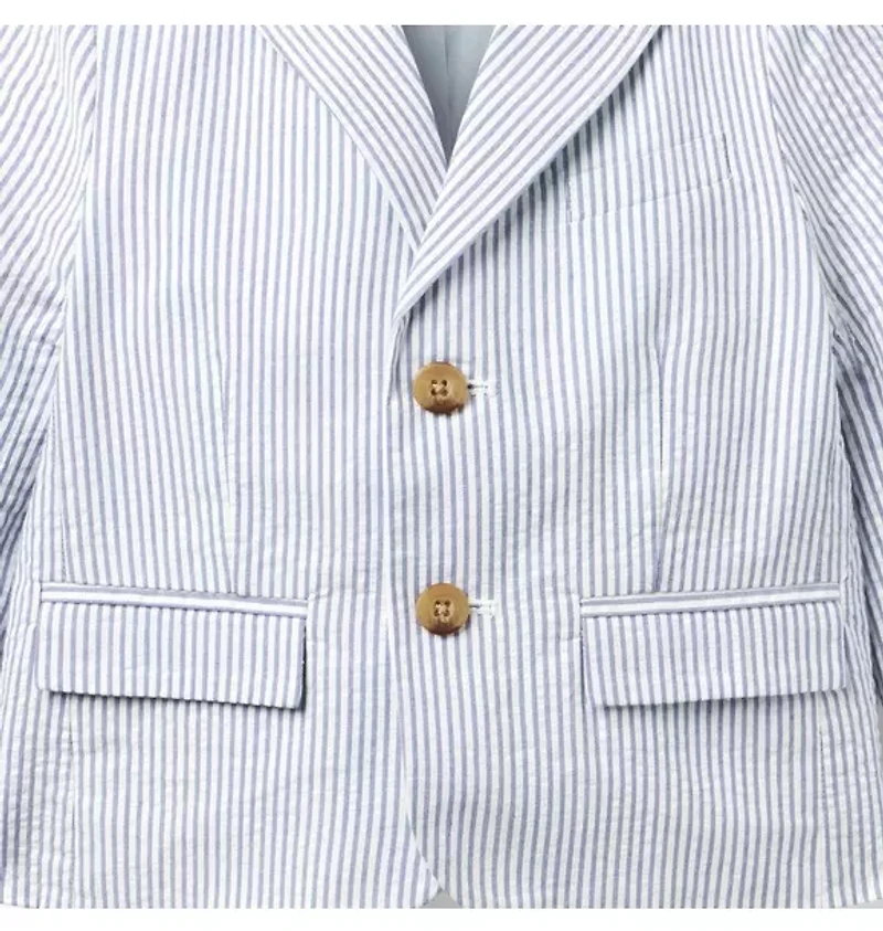 The Striped Seersucker Blazer