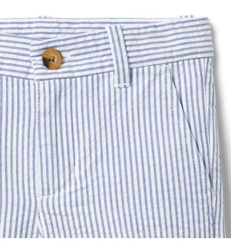 Striped Seersucker Short