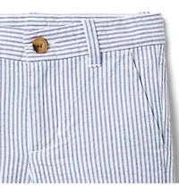 Striped Seersucker Short