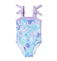 Recycled Floral Bow Strap Swimsuit