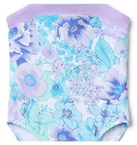 Recycled Floral Bow Strap Swimsuit