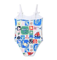 Recycled Nautical Swimsuit