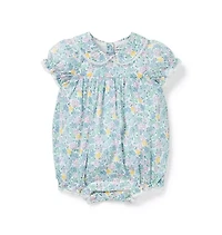 Baby Ditsy Floral Collared Romper